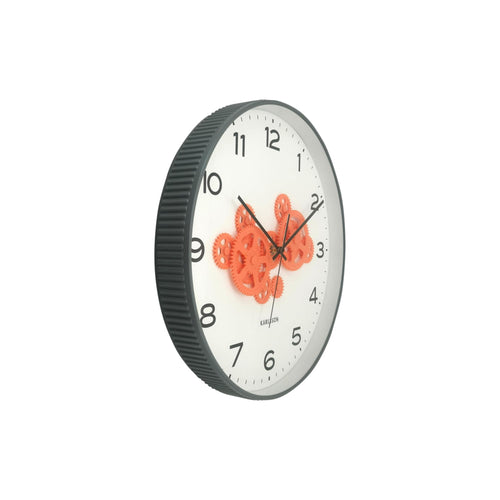 Karlsson wandklok Open Gear - grijs - Ø40cm - vtwonen shop