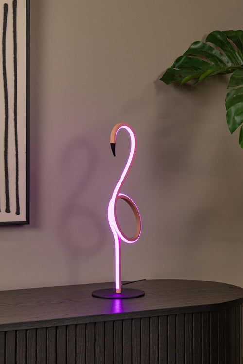 Lucide tafellamp FLAMINGO - Geïntegreerde LED - Roze - vtwonen shop