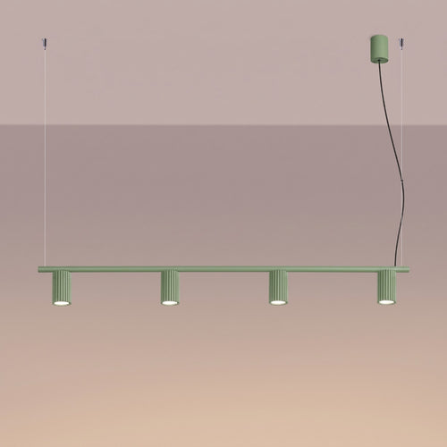 Sollux Lighting Kroonluchter KARBON 4 salie - 122x6,5x212cm