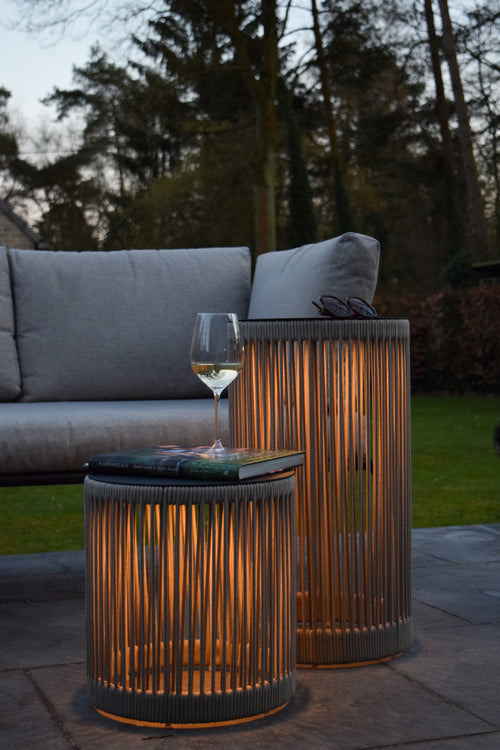 Lucide vloerlamp PINGI - Geïntegreerde LED - Taupe