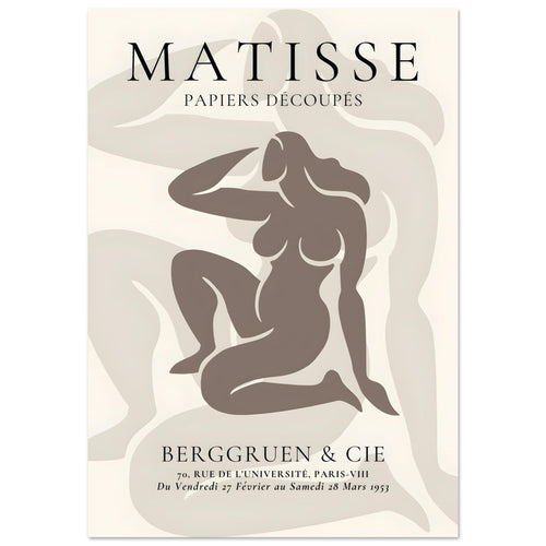 Artfulprints  Matisse - Shapes of her   poster 70x100 cm
