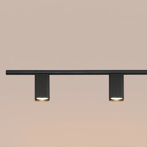 Sollux Lighting Kroonluchter RAYO 4 zwart - 122x6x208cm