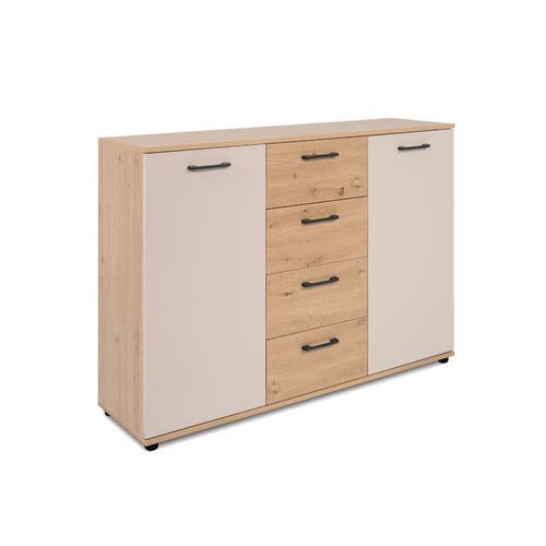 Calicosy - Dressoir LINO - licht hout 120x35x85,5 cm