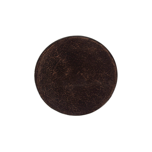 Giga Meubel Bijzettafel Eclipse - Koper Metaal/Glas - 30x30x45cm