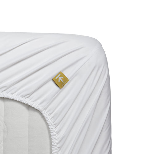 Beddinghouse - Percale katoen - Hoeslaken - 80x200 cm - Wit