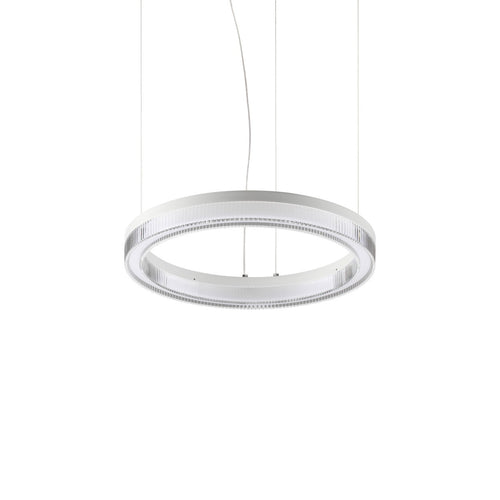 Ideal Lux CROWN 40 cm geïntegreerde LED-hanglamp voor aan het plafond, wit, 2050lm, 3000K