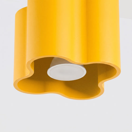 Sollux Lighting Plafondlamp OVIO 1 geel GU10 - 12x12x10cm