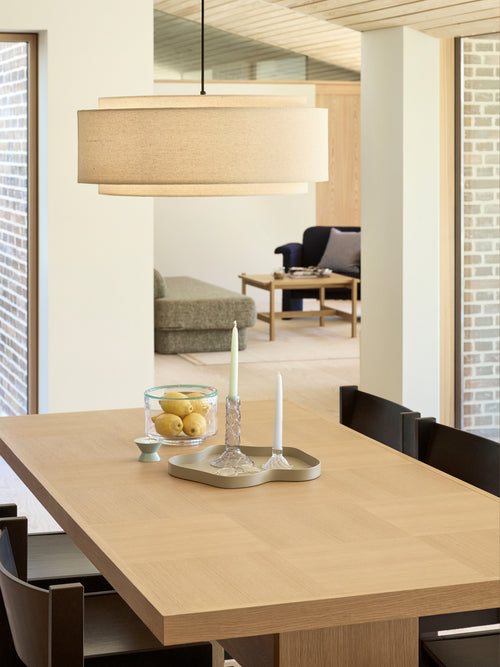 Hübsch hanglamp Sable - katoen/ijzer/pvc - ø60xh23cm