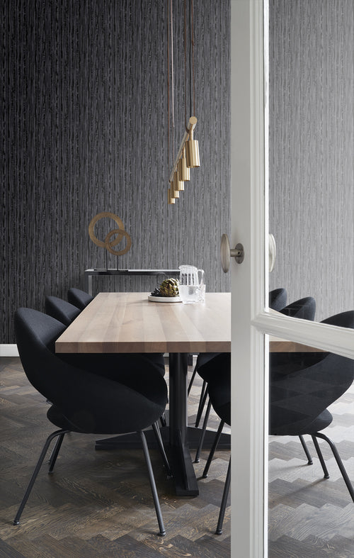 Origin Wallcoverings behang strepen zwart - 53 cm x 10,05 m - 346644 - vtwonen shop