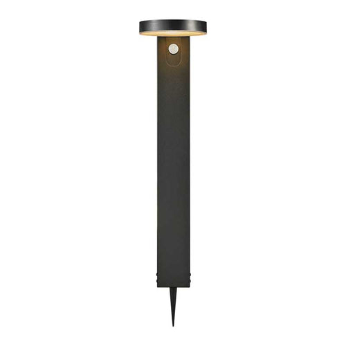 Nordlux Rica Lantaarn Buiten - Sensor & Solar - LED - 3000K - IP44 - Zwart