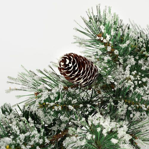 Black Box Trees Vandans Guirlande - L270 cm - Groen Frosted - vtwonen shop