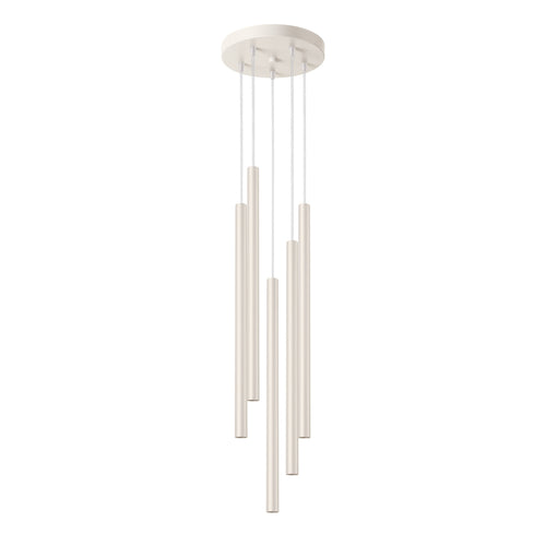 Sollux Lighting Hanglamp PASTELO 5P beige - 25x25x104cm