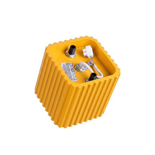 Sollux Lighting Plafondlamp RIFF 1 geel GU10 - 10x10x10cm