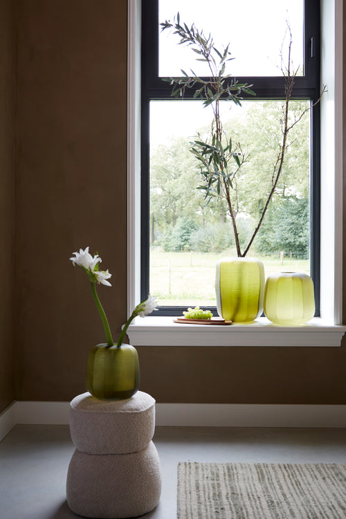 Light & Living vaas PACENGO - Ø33x32cm - geel - vtwonen shop