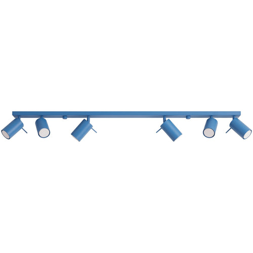 Sollux Lighting Plafondlamp RING 6L azuur - 118x6x16cm
