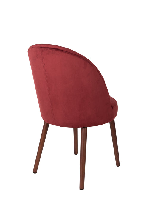 Dutchbone Barbara Eetkamerstoelen Rood - Set van 2 - vtwonen shop