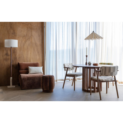 Dutchbone Sara Eetkamerstoelen Beige - Set van 2