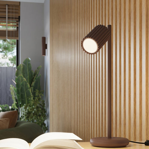 Sollux Lighting Hanglamp KARBON 3P bruin - 19,5x19,5x108cm