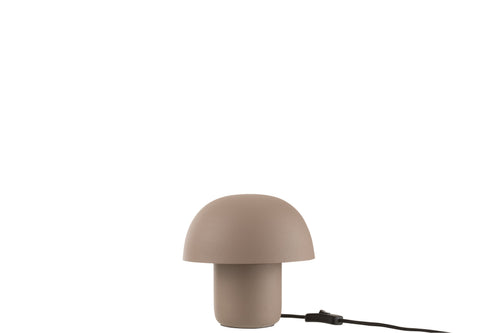 J-Line tafellamp - ijzer - taupe - small