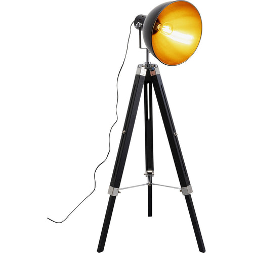 Kare Design Vloerlamp Vista 140cm zwart