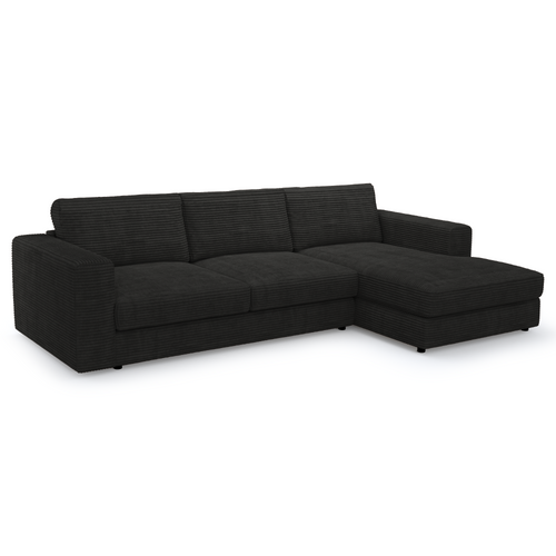 Sia Home -  WILL - Corduroy - Zwart - 304cm