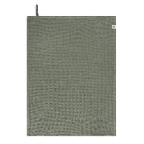 Walra - Keukenset Dry w. Cubes Uni, Stripes & Blocks - 3x 50x70 cm - Legergroen