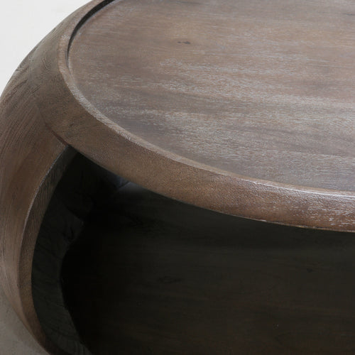 DÉJA Living Salontafel June - Rond - Mangohout - Ø85cm - vtwonen shop