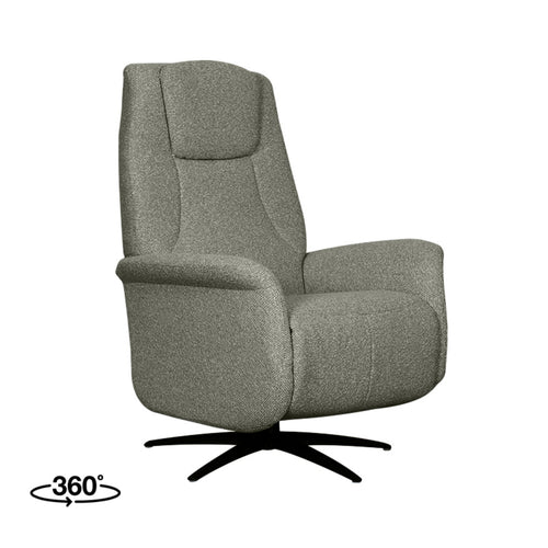 LABEL51 Elektrische Fauteuil Stockholm - Grijs - 77x87x112cm