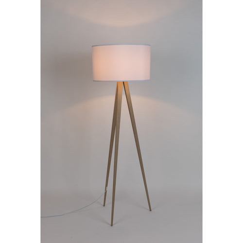 Zuiver Tripod Vloerlamp Met Driepoot Wood Wit