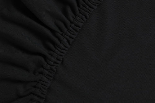 Ambiante hoeslaken AMBIANTE Jersey HL - 180x200/210 cm - zwart