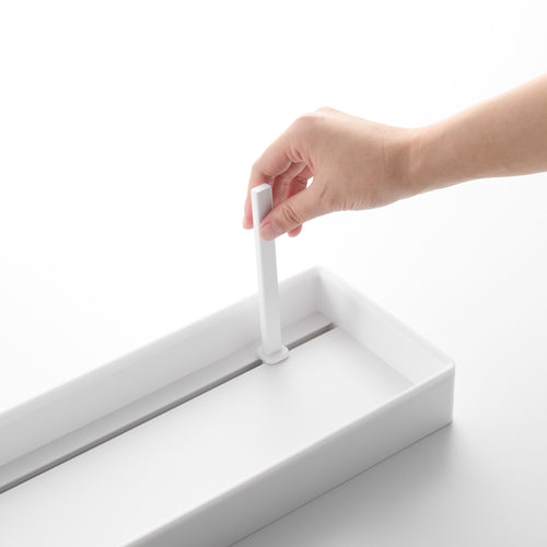 Yamazaki Tower Deksel & pannenhouder verstelbaar - Wit - vtwonen shop