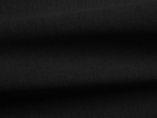 LaMiaSofa Poef Ravenna - textuurstof - zwart - 75x75x45