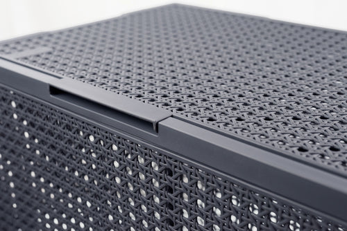 Curver Kaya Wasmand met deksel - 60L - Antraciet