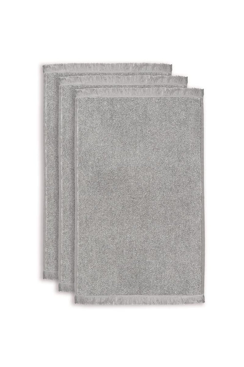 vtwonen gastendoek Groove - 30x50 cm - antraciet - vtwonen shop