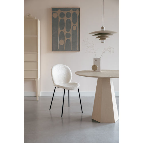 Zuiver Bonnet Eetkamerstoelen  Off-White - Set van 2 - vtwonen shop
