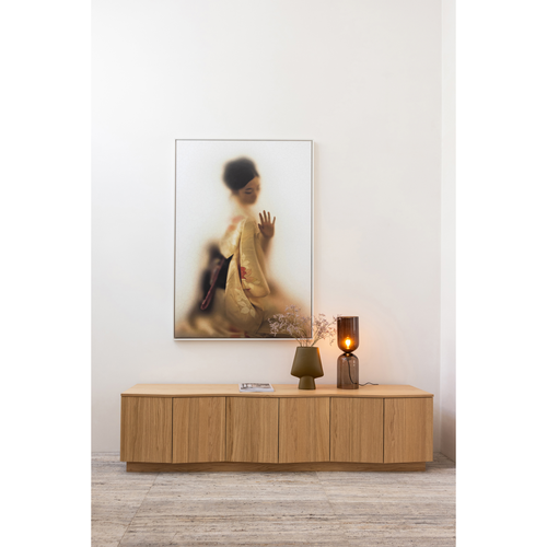 WOOOD tv-meubel 200 cm Zuma - Eiken (fsc) - Transparant - 52x200x45 cm - vtwonen shop