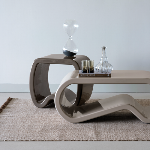 WOOOD bijzettafel Moss - Hout - Mokkabruin - 50x55x47