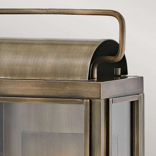 Elstead Hinkley Sag Outdoor Wandlantaarn Gelakt Gebronsd Brons, IP44