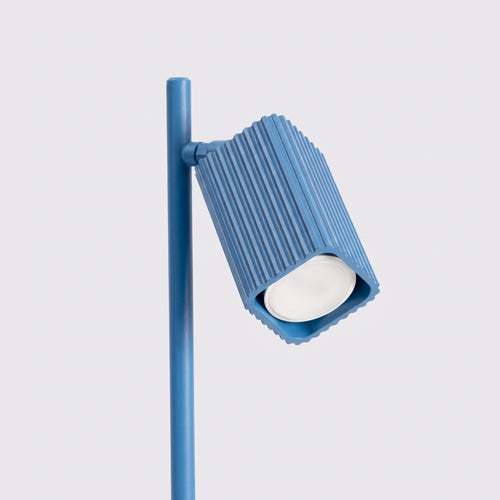 Sollux Lighting Tafellamp RAYO azuurblauw - 14,5x14,5x43cm