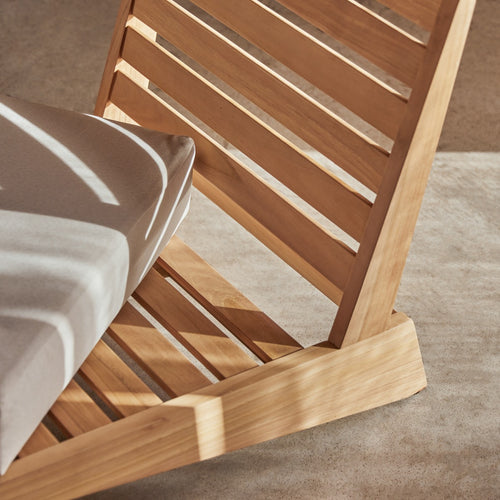 Tikamoon Tuinstoel van massief teakhout - Wit - vtwonen shop