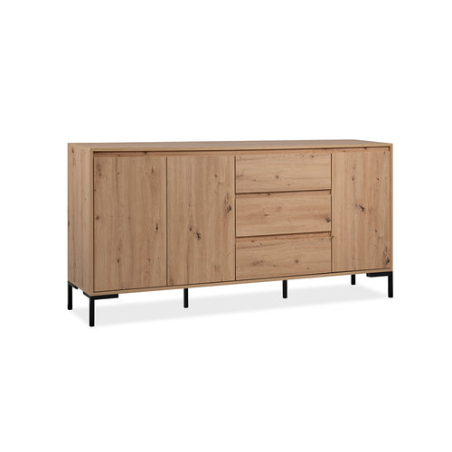 Calicosy - Buffet 3 Deuren 3 Laden PLOCK - 40x170x87 cm