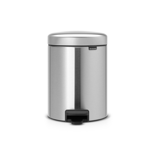 Brabantia NewIcon Pedaalemmer, 2x2 liter, 2 kunststof binnenemmers - Matt Steel