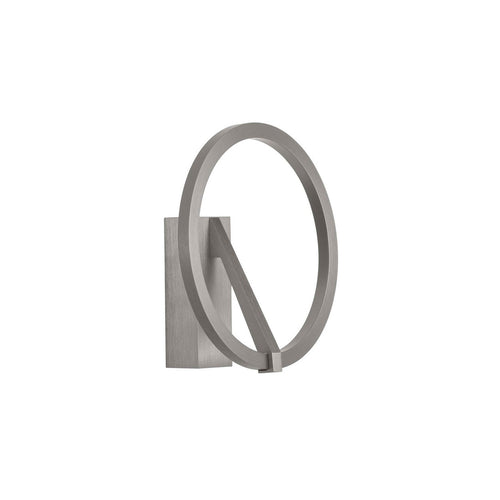 Nova Luce TILIA  Tilia Geïntegreerde LED-wandlamp, Foggy Nickel LED 10W 457lm 2700-3000-4000K CCT