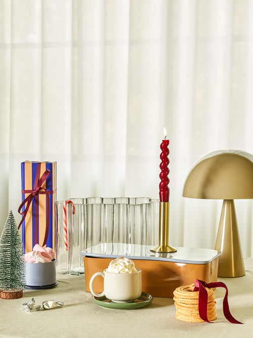 Hübsch vaas Umber - glas - 30x16xh20cm - vtwonen shop