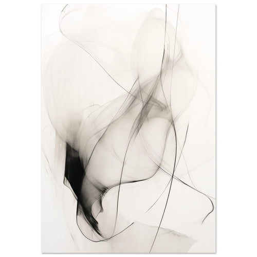 Artfulprints  Abstract - Chique brush 4   poster A4 21x29.7 cm