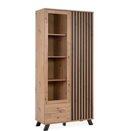 Calicosy - LUBLIN Servieskast - Licht hout - 40x92x198 cm