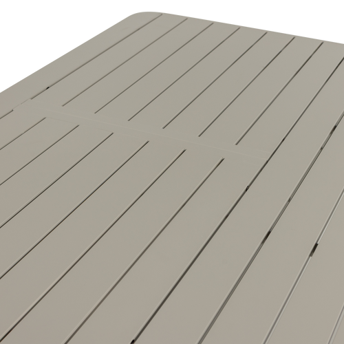 WOOOD tuintafel uitschuifbaar Ovara - Aluminium - Zand - 76x150x150