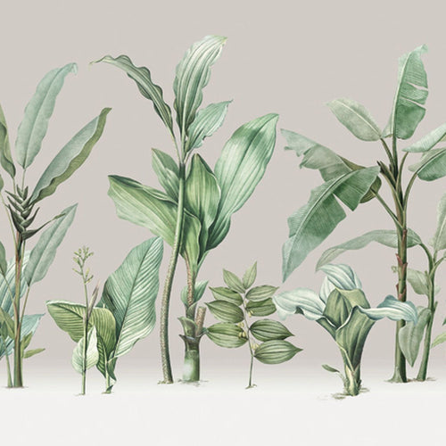 Sanders & Sanders fotobehang palmbladeren beige en groen - 424 x 280 cm - 640915