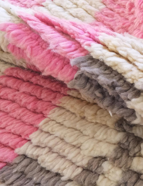 AFK Living vloerkleed Berber - handgemaakt - Wol - 105 x 153 cm - vtwonen shop