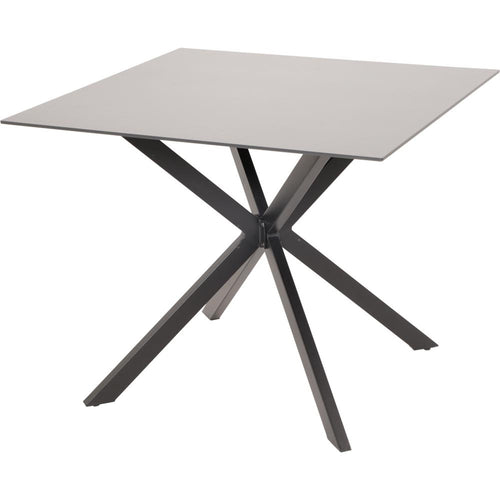Lesli Living tuintafel Crest - zwart - 90x90x73cm